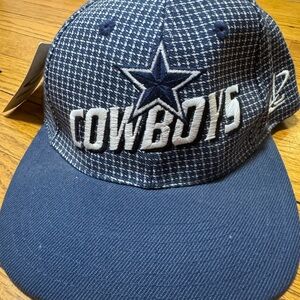 Vintage Cowboys Navy and White Logo Athletic Pro Line Kids Hat